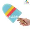 Pincel para helado Forma de taza Esponja Esponja de baño Color Cocina Oficina Hogar Helado Piruleta Esponja