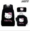 Mochila escolar de Hello Kitty para estudiantes de primaria. Bonita mochila infantil de Hello Kitty. Mochila para niñas. Estuche tipo cartera KT.