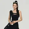 Chaleco deportivo de una pieza para mujer con almohadillas en el pecho incorporadas, top de yoga tipo dos piezas, shorts de secado rápido, conjunto de Pilates
