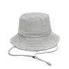 Venta al por mayor de fábrica sombrero de pescador de color sólido para niños primavera y verano viaje al aire libre alto sentido cubierta solar sombrero de cuenca comodín