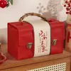 Caja de Regalo Grande Vacía de Alta Gama para Artículos del Festival de Primavera, Adecuada para Frutas Secas, Nueces, Embutidos y Productos Especiales, Caja de Regalo para Salchichas