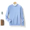 2026 Suéter de Lana Estilo Nuevo para Hombre Suéter Básico Clásico Color Sólido Sencillo Cuello Redondo Jersey Prendas de Punto Casuales