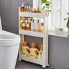 Armario de Almacenamiento para Huecos de Baño de 7/8/9 cm Estante Estrecho de 10 cm para Almacenamiento en Cocina, Lado del Refrigerador y Baño
