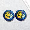Vidrio de alta permeabilidad de 25 mm para Halloween, accesorios de gema de tiempo DIY, accesorios para joyería DIY, explosiones transfronterizas