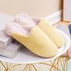 Pantuflas de Algodón para Mujer para Otoño e Invierno 2024, para Interior del Hogar en Pareja, Cálidas Antideslizantes de Felpa con Cubretalón, Gruesas para Hombre