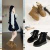 Nuevos Zapatos de Invierno Cálidos para Mujer con Forro de Terciopelo 2025, Impermeables y Antideslizantes, Botas de Nieve del Noreste, Zapatos de Algodón con Suela Gruesa