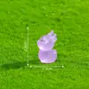 Terrario de musgo con un lindo ciervo que brilla en la oscuridad - una decoración y accesorio de jardinería DIY, un adorno de escritorio en miniatura