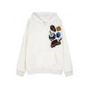 Moletom com Capuz Forrado em Fleece Bordado com Letras e Patch Estilo Americano High Street Marca Tendência Hip Hop Casal Hoodie Top Masculino e Feminino