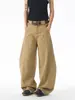 Jeans Retro Americanos Estilo Páramo para Hombre Primavera y Otoño Nuevos Corte Limpio Modernos Versátiles Pantalones Cargo de Pierna Ancha