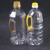 Varios Especificaciones de Barriles Transparentes Comestibles de Aceite para Mascotas Fabricante Mayorista 1.8L Sellado Plástico Barriles de Aceite de Cacahuete Barriles Vacíos Personalizados