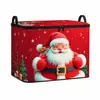 Caja de Almacenamiento Plegable Popular de Jengibre Navideño de Tume, Bolsa Organizadora de Gran Capacidad, Caja de Almacenamiento para Ropa y Juguetes, Personalizable