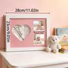 Porta-Retrato Transfronteiriço Amazon Impressão de Mão e Pé Bebê Comemorativo Impressão de Pata de Cão e Gato Impressão de Pé Lama DIY Moldura de Foto Infantil