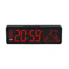 Reloj Digital Inteligente de Pantalla Grande Estilo Inglés Transfronterizo para Decoración de Escritorio en Casa y Oficina, Reloj Electrónico Luminoso Multifuncional