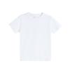 Camiseta Pesada para Niños, Algodón Peinado, Color Sólido, Manga Corta, Tallas Medianas y Grandes para Niños, Que Absorbe la Humedad, Cuello Redondo