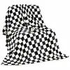 Manta de franela a cuadros para comercio exterior transfronterizo, manta de sofá con estampado de cebra y leopardo, manta de forro polar para siesta en la oficina