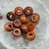 Ventas Directas de Fábrica Cuentas de Piedra Natural de Agujero Grande Accesorios para Joyería DIY Collar Pulsera Cuentas Sueltas Accesorios Cuentas de Ábaco de Cristal