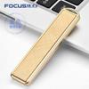 YQ016 encendedor eléctrico recargable con cable calefactor abatible para mujer, encendedor silencioso que cabe en el paquete de cigarrillos