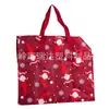 Bolso de Mano Navideño No Tejido Impermeable y a Prueba de Humedad Estilo Infantil Árbol de Navidad Muñeco de Nieve Papá Noel Serpiente Tejido