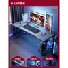 Escritorio Doble para Pareja, Mesa de Escritorio para Gaming en Casa, Mesa Larga Sencilla para Dormitorio, Escritorio Lado a Lado, Escritorio de Escritura
