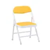 Silla plegable marca Rodman Respaldo para niños Silla pequeña metálica para el hogar Taburete para bebé Silla de pesca Silla baja para adultos