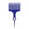 Peine de Mechas de Colores, Peine Pompadour Vintage, Peine para Peinar el Cabello Esponjoso, Peine Especial con Insertos de Onda para Peinados Pompadour