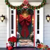 Cortina de Natal Transfronteiriça para Porta, Banner, Tecido de Fundo, Decoração, Cenário Festivo, Tapeçaria, Capa de Papai Noel