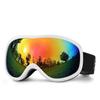 Gafas de esquí esféricas de doble capa antivaho HD transpirables resistentes al impacto gafas deportivas gafas de motocicleta a prueba de viento