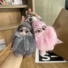 Suministro Transfronterizo de Llaveros de Peluche de Zorro, Nuevos Colgantes Lindos para Mochilas de Bebés y Estudiantes, Adornos Lindos de Muñeca Durmiendo