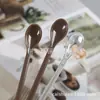 Cuchara Desechable para Café, Cuchara para Revolver, Cucharita, Cuchara para Degustación, Cuchara de Plástico para Condimentos, Cuchara para Fruta de Comida Rápida, Cuchara para Postre
