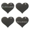 Aço inoxidável amor metal em branco espelho tag decoração pendurada gravação a laser identidade animal de estimação coleira de cachorro acessórios anti-perda