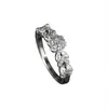 Anel de Cobre com Diamante Borboleta de Venda Quente Transfronteiriça para Mulheres, Luxo Acessível, High-End, Fashion, Exquisito e Versátil