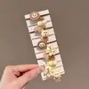 Elásticos de Cabelo Coloridos Dopamina para Crianças, Elásticos que Não Danificam o Cabelo, Cordas de Cabelo de Alta Elasticidade para Bebês, Elásticos de Cabelo em Lata para Meninas, Acessórios de Cabelo