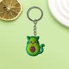 Serie de verduras y frutas llavero creativo llavero para bolso AliExpress colgante creativo para coche pegamento suave de PVC DIY