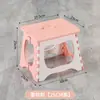 Taburete Plegable de Plástico con Logo Grabado Personalizado Portátil Estilo Camping al Aire Libre Mazar Taburete Pequeño para el Hogar Silla Pequeña para Niños
