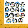 Serie de Pingüinos de Dibujos Animados Caucho Suave de PVC Flor para Agujero de Zapato Hebilla Decorativa para Zapato Personalizada DIY Accesorios de Hebilla para Zapato de Jardín Venta al por Mayor