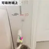 Juguete de Ratón de Primavera para Gatos para Entretenerse, Pluma Elástica Oscilante con Ventosa y Sonido de Campana, Juguete de Ratón en Stock al por Mayor