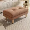 Taburete Pequeño para el Hogar, Taburete Bajo, Taburete para Mesa de Café en la Sala de Estar, Banco Pequeño de Madera Maciza, Reposapiés, Taburete para Sofá, Reposapiés, Taburete para Cambiarse los Zapatos en la Entrada