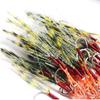 Anzuelo de hierro con forma de pluma de color, anzuelo de pesca marina Luya de 8 a 14 n.°, equipo de pesca Luya, pesca al aire libre