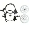 Freno de disco de aceite delantero y trasero para bicicleta de montaña Accesorios de pinza Freno de disco hidráulico para coche plegable Modificación de freno Montaje