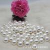 Contas de conchas do mar profundo cor de pérola branca Shell Pearl Big Hole 3mm furo pérola acessórios de joias faça você mesmo