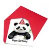 Juego de Sobres para Tarjeta de Cumpleaños Feliz Tamaño Grande Amazon Temu Ilustración de Panda Lindo Tarjeta de Cumpleaños