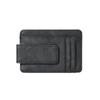 Venta Caliente Transfronteriza Patrón Caballo Loco Textura de Cuero Genuino Cartera Multifuncional Lista para Usar Porta Tarjetas Pinza para Billetes Porta Tarjetas con Hebilla Magnética Porta Tarjetas