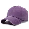 Boné de Baseball Casual Vintage em Tecido Lavado Estilo Coreano para Mulheres, Boné Versátil Retrô com Aba Curva para Homens, Proteção Solar Sólida para Primavera e Outono