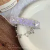 História Romântica~Luxo Leve, Exquisito, Doce e Gentil Presilha de Cabelo Borboleta com Toque de Alto Padrão e Temperamento de Fada, Presilha para Franja Lateral