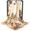 90 Grande Lenço Quadrado Lenço Feminino Primavera e Outono Coreano Decorativo Aeromoça Lenço de Cetim Novo Lenço Lenço Presente de Dia das Mães