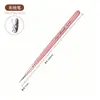 Vendas diretas da fábrica: Conjunto de canetas para nail art cor de pele, incluindo canetas de esmalte em gel, canetas finas (liner), canetas com cristais e ferramentas de pincel estilo japonês