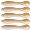 Venta al por mayor Locha Irritable 10 cm cebo artificial biónico 5 juegos de cola de pesca explosiva pez cebo blando cebo para perca de pozo negro