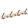 Ganchos Adhesivos Estilo Vintage, Adhesivo Fuerte, No Requiere Taladrar, Resistentes, Sin Dejar Rastro, Colgador para Puerta de Baño, Ganchos Pegajosos, Estante para Baño
