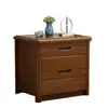 Mesita de Noche Madera Maciza Simple Moderna Estilo Chino Hogar Gabinete de Almacenamiento Cama con Almacenamiento Mesita de Noche Dormitorio Organización Completamente Ensamblado Sala de Estar Niños