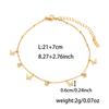 Pulsera de Moda de Acero de Titanio con Múltiples Colgantes Acero Inoxidable Amor Estrella Luna Ojo del Diablo con Diamante Pulsera de Luz